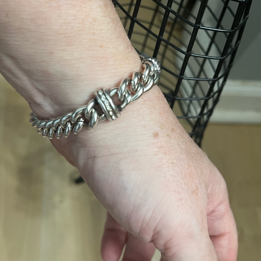Brighton Urban Light Silver Heart Charm Bracelet - Picture 4 of 4